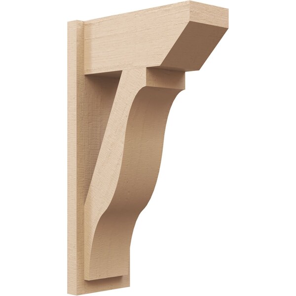 Ekena Millwork 7 1/2-in W x 16-in D x 28-in H Funston Slat Rough Cedar Woodgrain TimberThane Outlooker, Primed Tan OUTUR075X16X28FST24RCPR - main